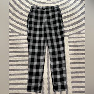 Hot Topic Women's Black and‎ White Trousers